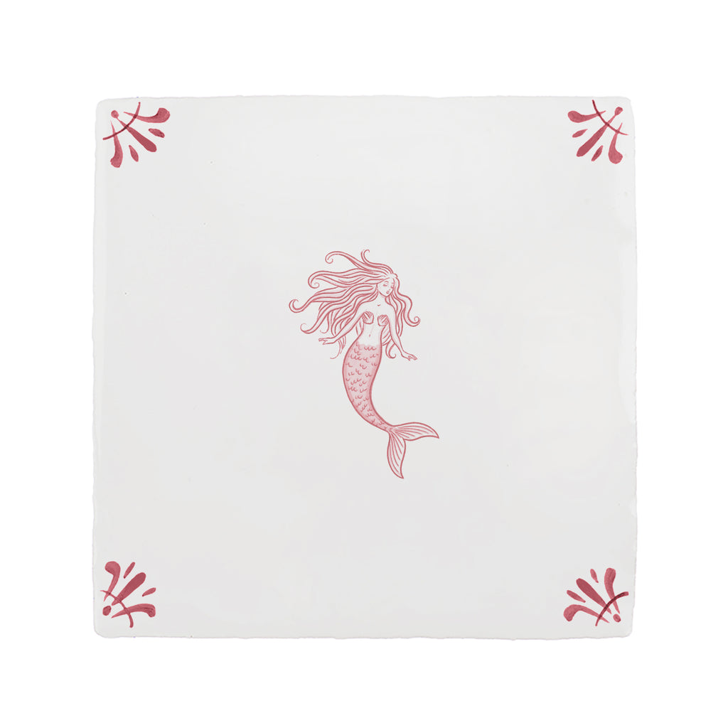 Mermaid Delft Tile