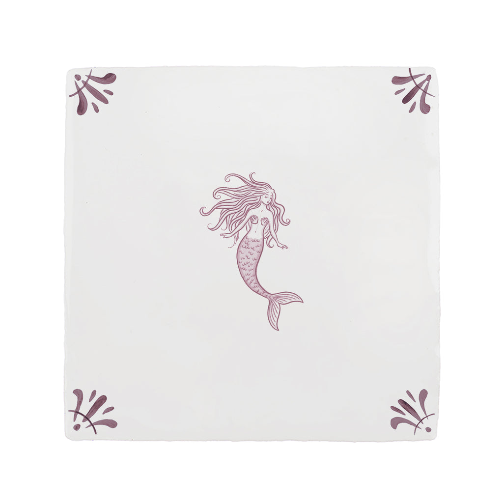 Mermaid Delft Tile