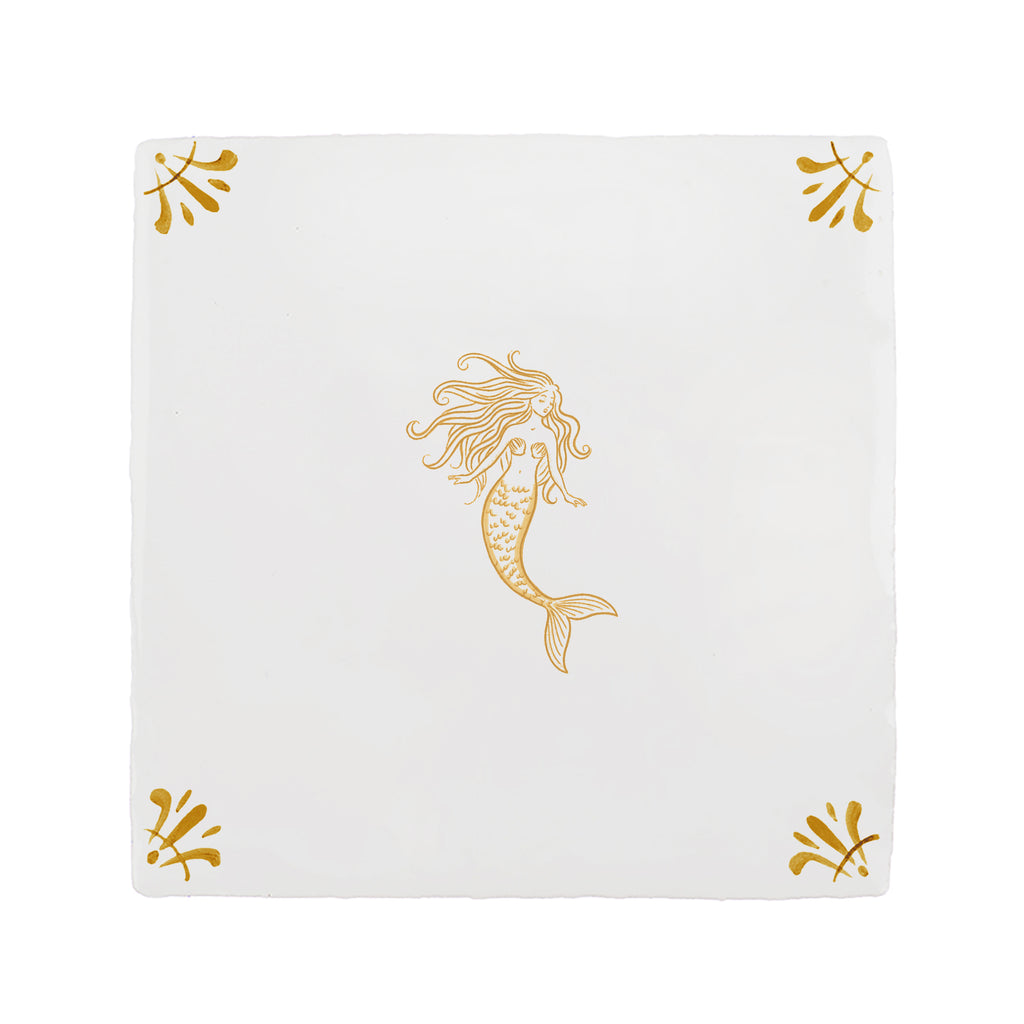 Mermaid Delft Tile