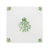 Mistletoe Delft Tile