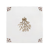 Mistletoe Delft Tile