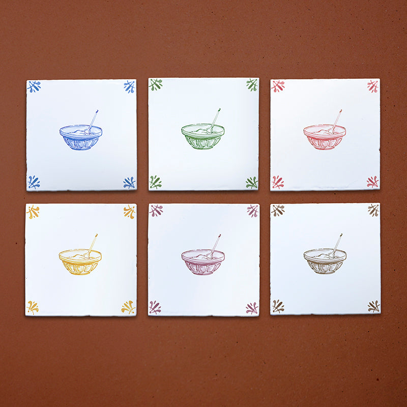 Mixing Bowl Delft Tile