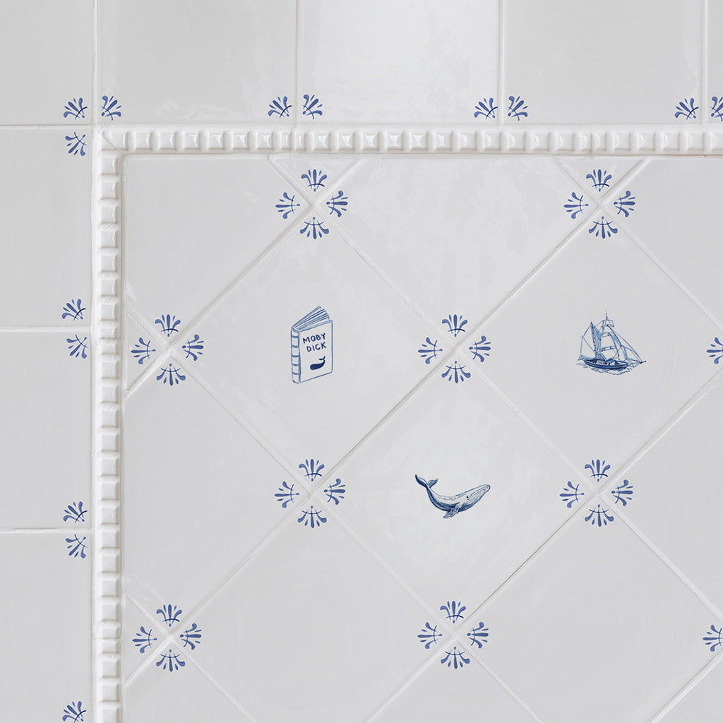 Moby Dick Delft Tile