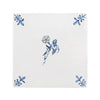 Morning Glory Delft Tile, Gold Lustre