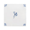 Morning Glory Delft Tile