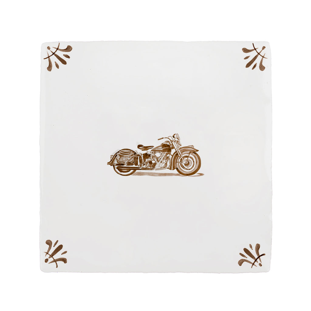 Harley Davidson Delft Tile