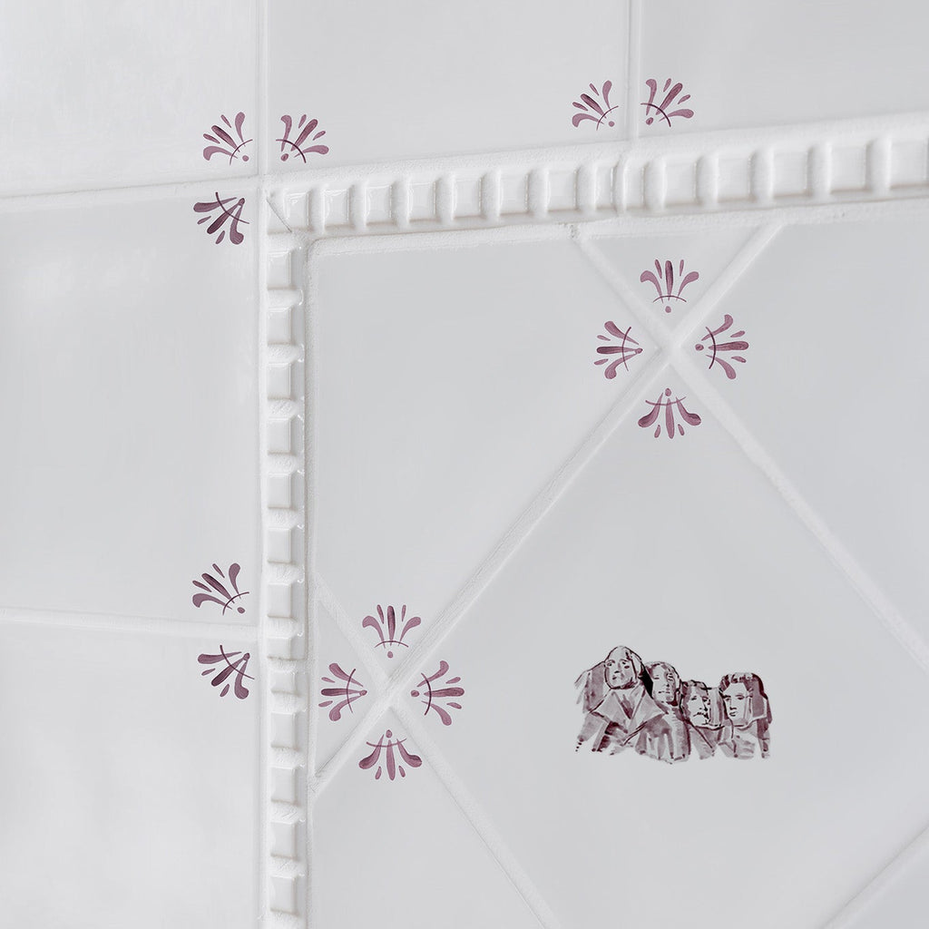 Mount Rushmore Delft Tile
