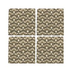 Mrs Platt Tiles, Set of 4, Tobacco