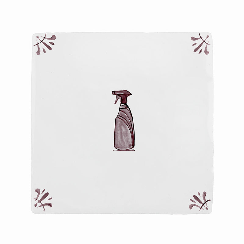 Multi Spray Delft Tile