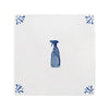Multi Spray Delft Tile
