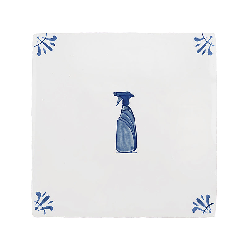 Multi Spray Delft Tile