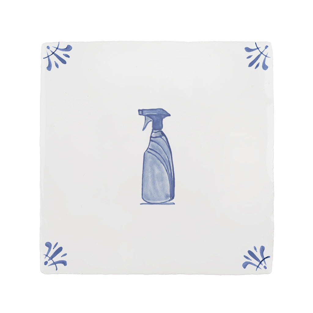 Multi Spray Delft Tile