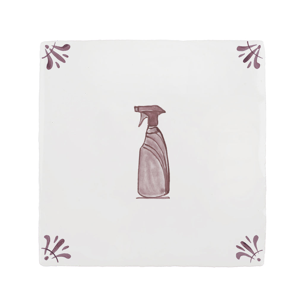 Multi Spray Delft Tile