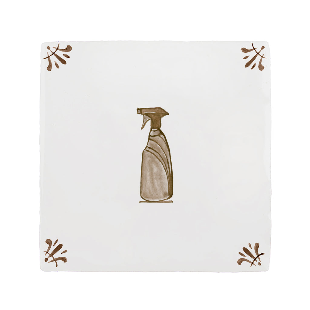 Multi Spray Delft Tile