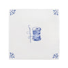 Needle and Thread Spool Delft Tile