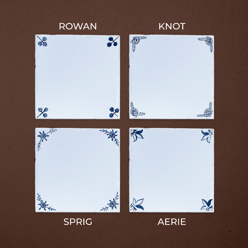 Golfer Delft Tile