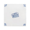 Newspaper Delft Tile