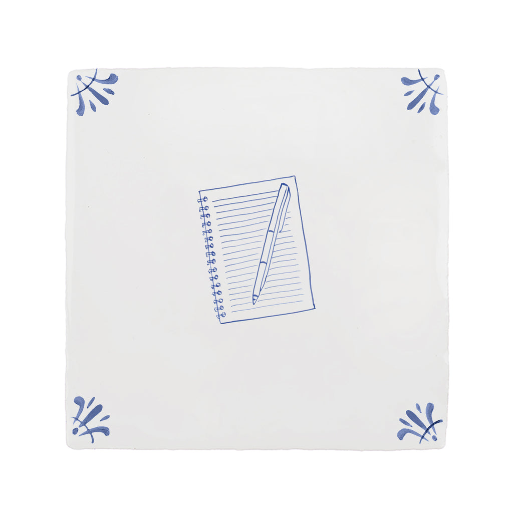 Notepad Delft Tile
