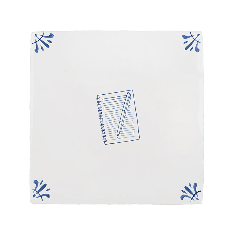 Notepad Delft Tile