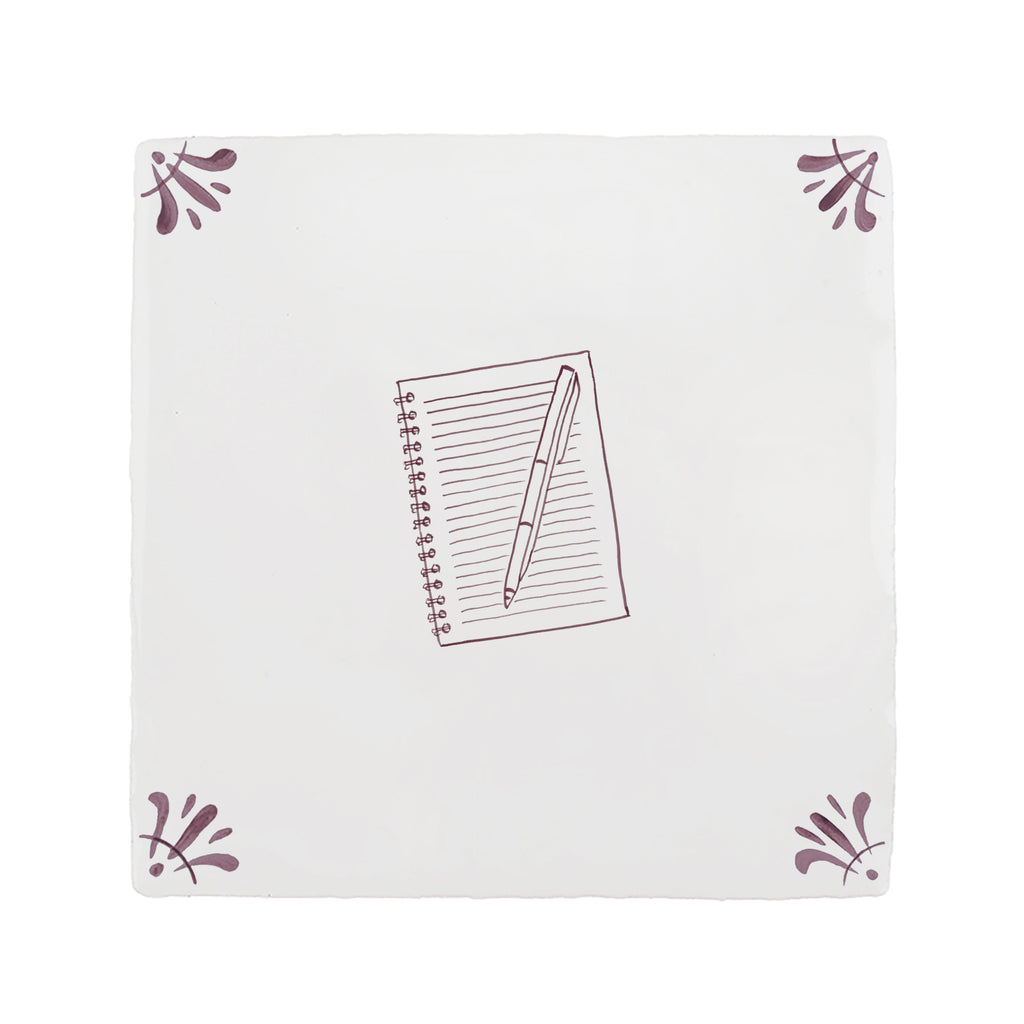 Notepad Delft Tile