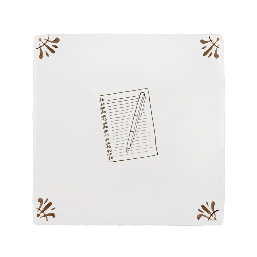 Notepad Delft Tile