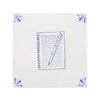 End of Line, Notebook Delft Tile, Blue