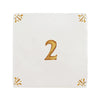 Number 2 Delft Tile