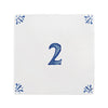 Number 2 Delft Tile