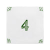 Number 4 Delft Tile