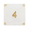 Number 4 Delft Tile