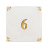 Number 6 Delft Tile