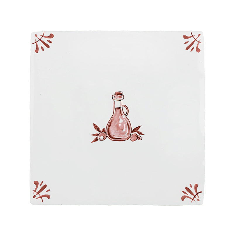 Olive Oil Delft Tile