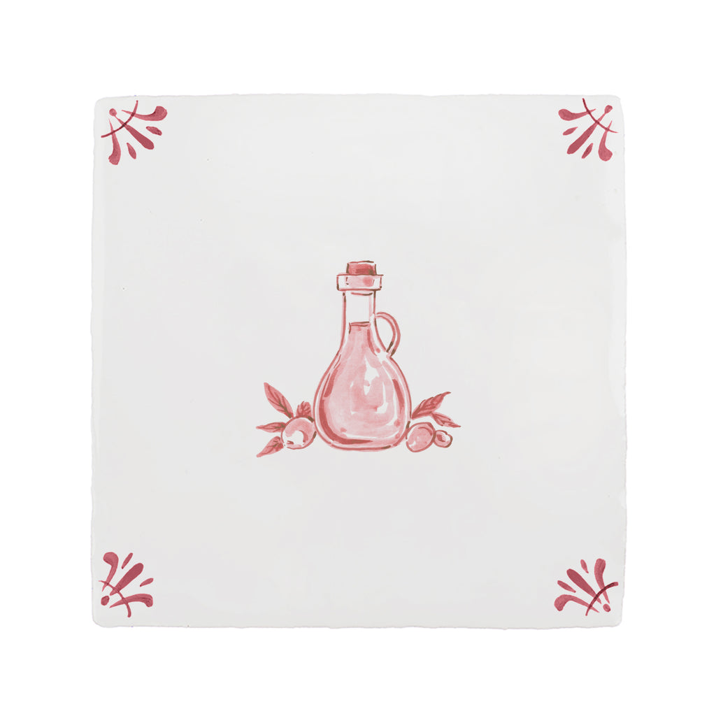 Olive Oil Delft Tile