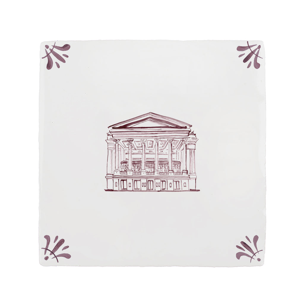 Royal Opera House Delft Tile