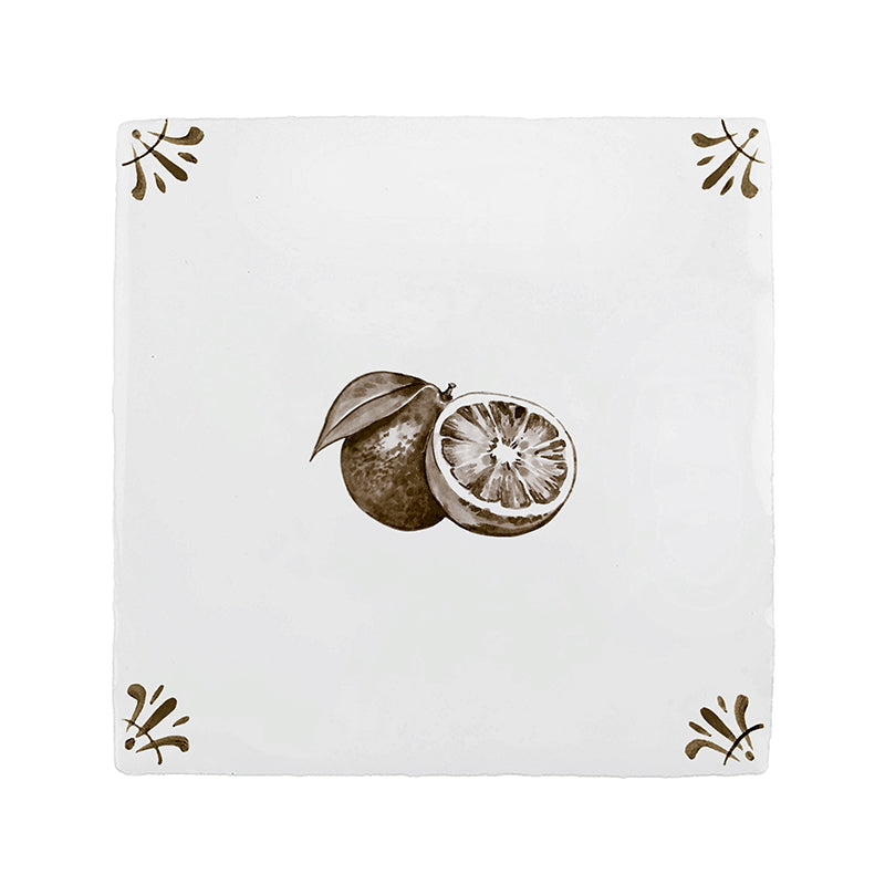 Oranges Delft Tile