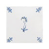 Orchid Delft Tile, Gold Lustre
