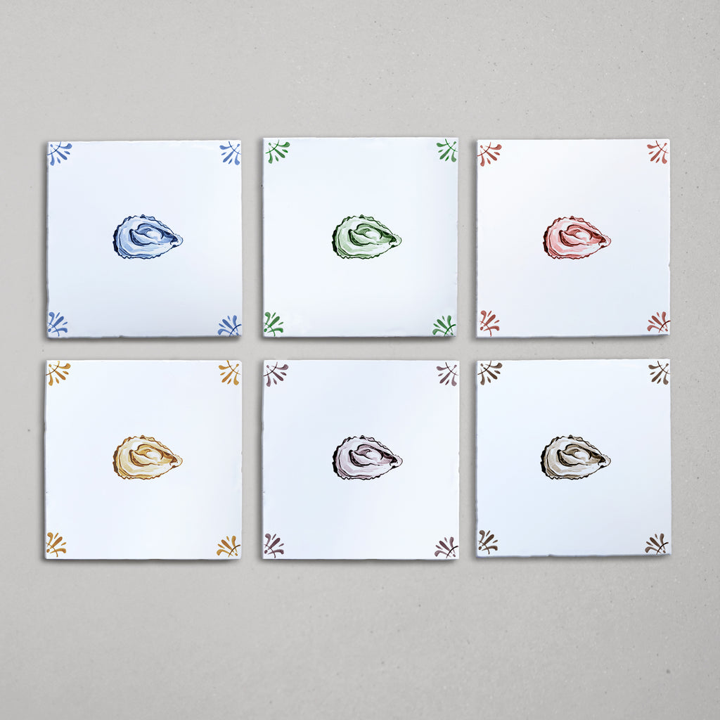 Oyster Delft Tile