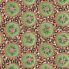 Leopard and Roses Wallpaper, Cognac