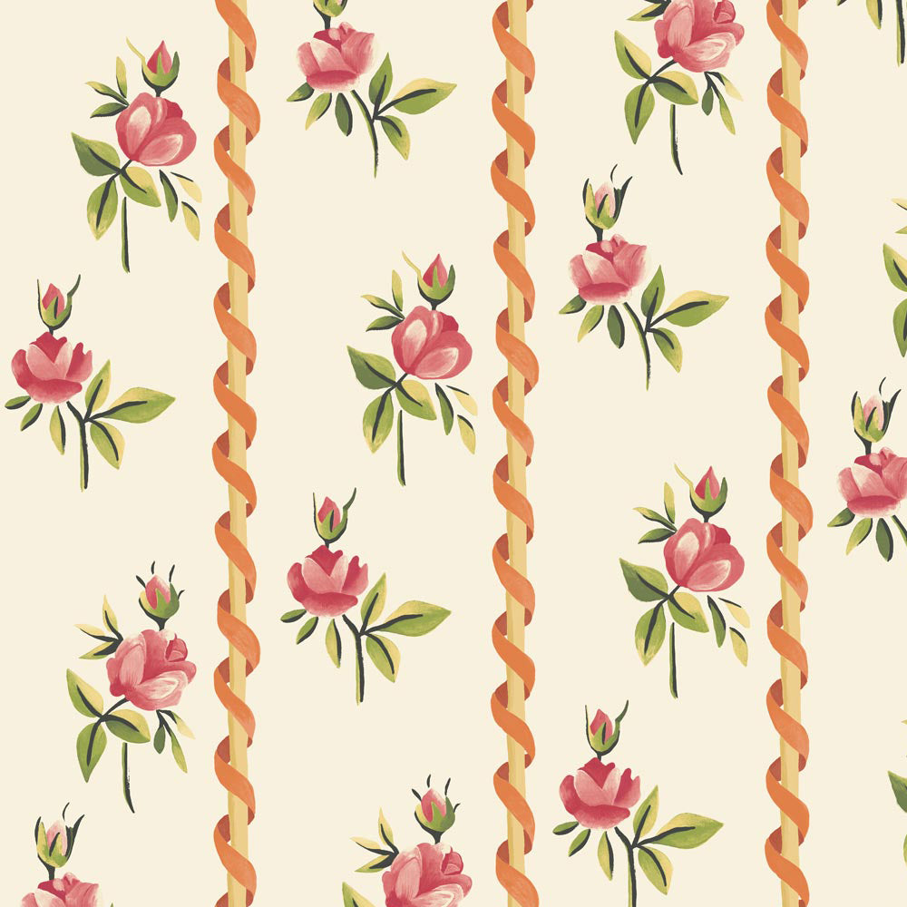 Poles and Roses I Wallpaper, Chambord I