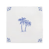Palm Trees Delft Tile