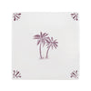 Palm Trees Delft Tile