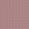 A close-up of a repeating fabric or wallpaper pattern featuring small white floral motifs on a dusty rose or mauve background.