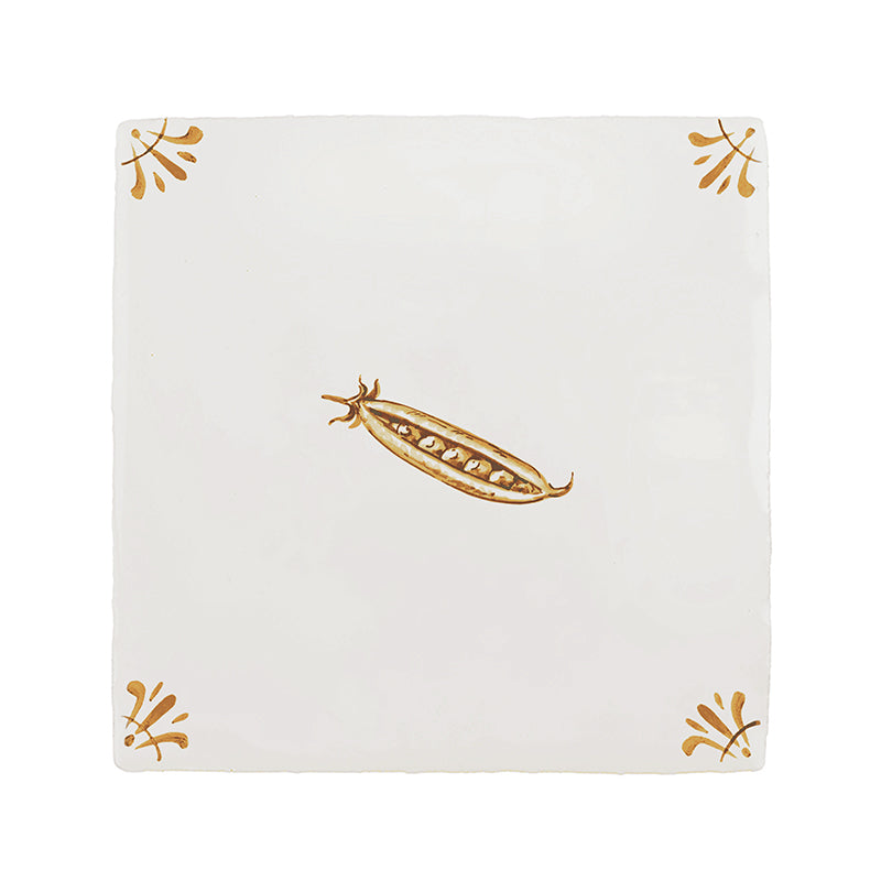 Pea Pods Delft Tile