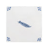Pea Pods Delft Tile Sample, 15cm Blue
