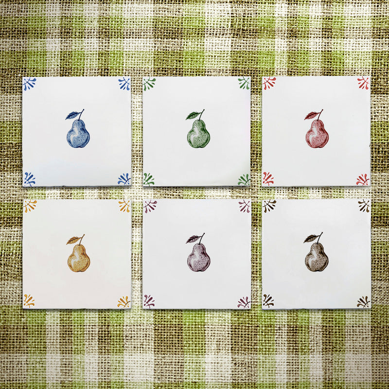 Pear Delft Tile