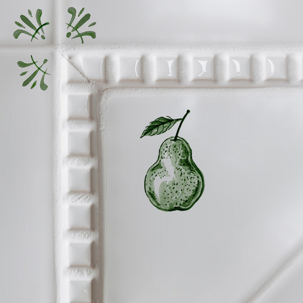 Pear Delft Tile