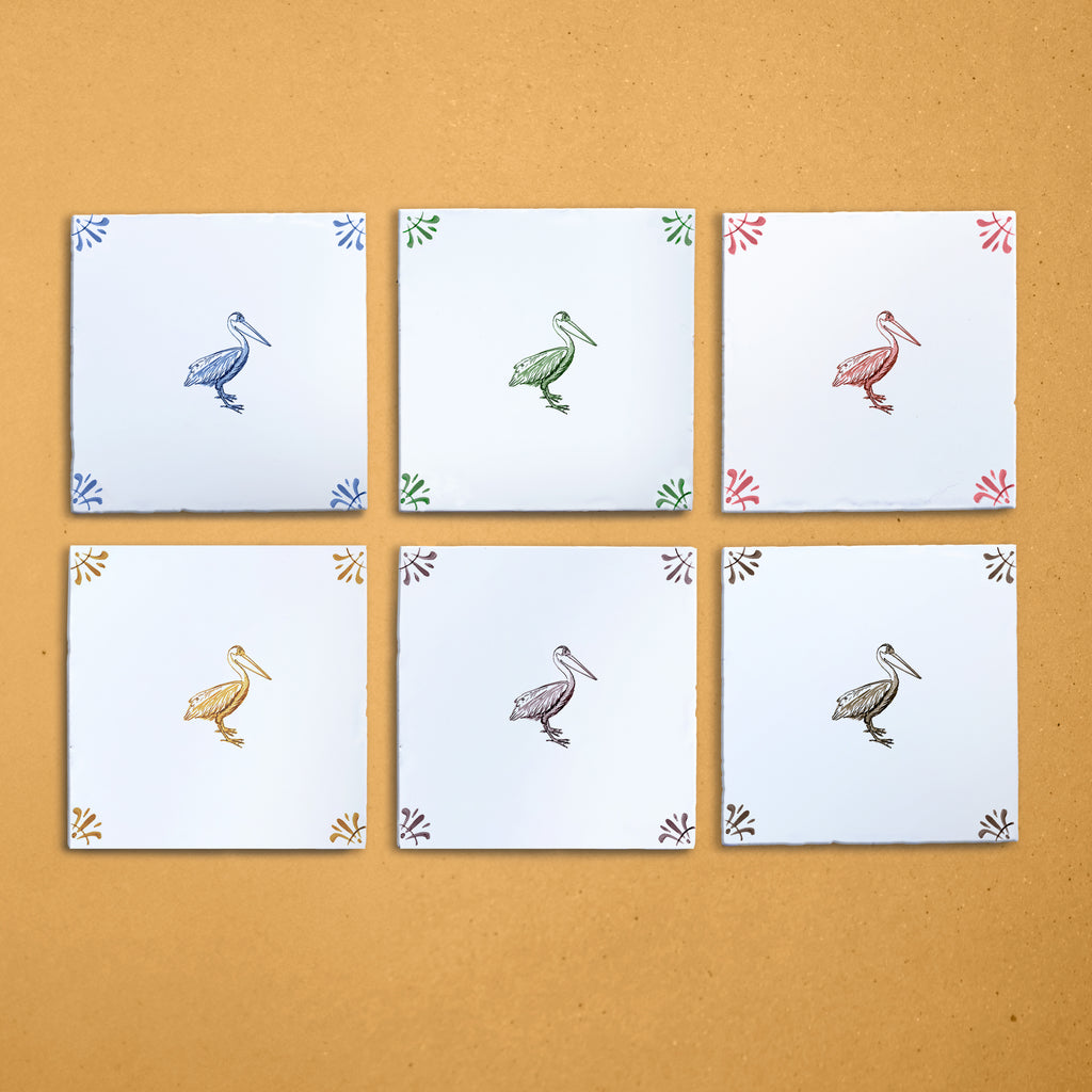 Pelican Delft Tile