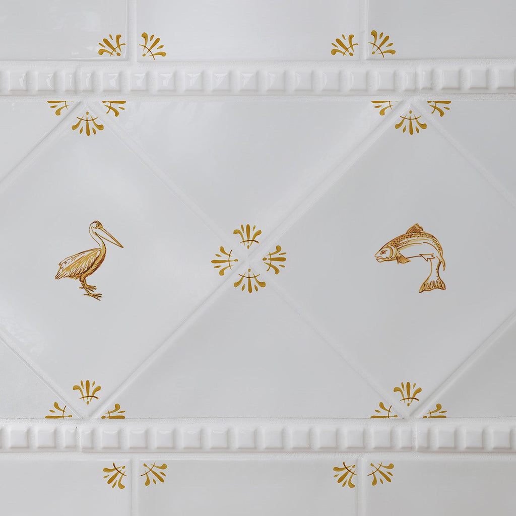 Pelican Delft Tile