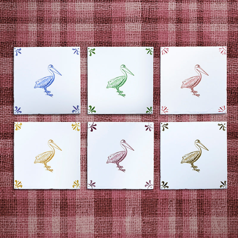 Pelican Delft Tile