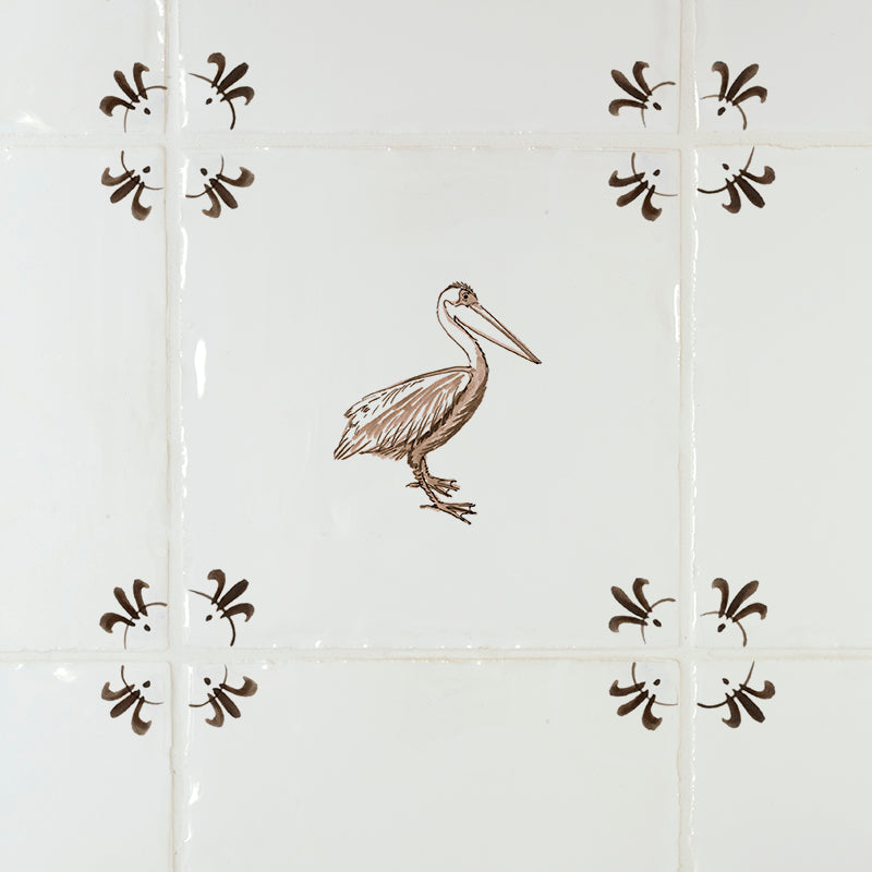 Pelican Delft Tile